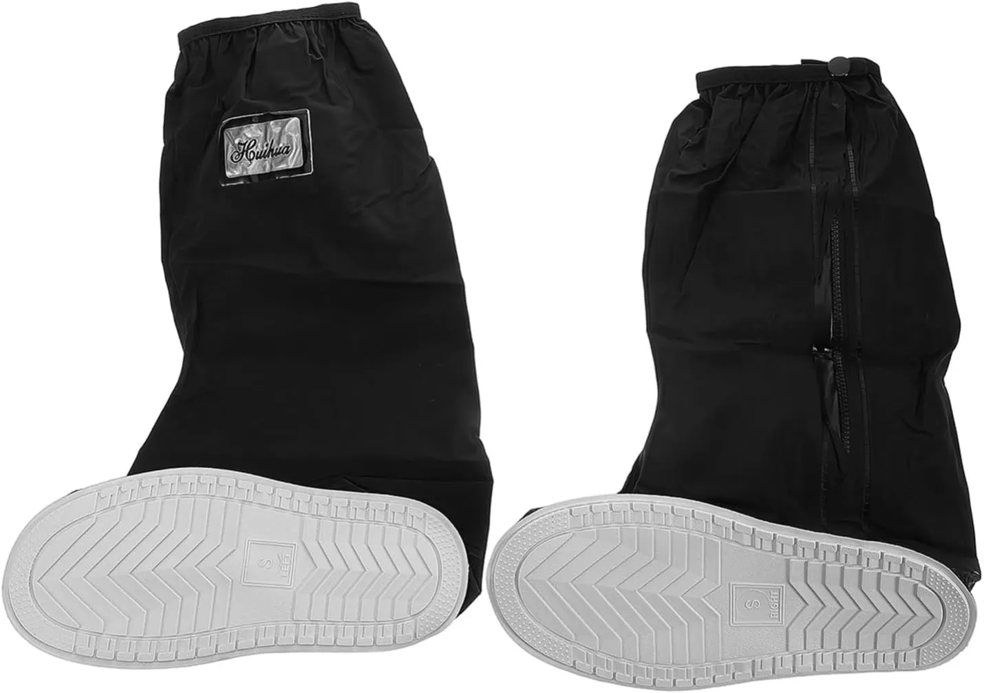 1 Pair Anti-Slip High Tube Men's Waterproof Rain Boot Overshoes Rain Proof for Cycling Walking