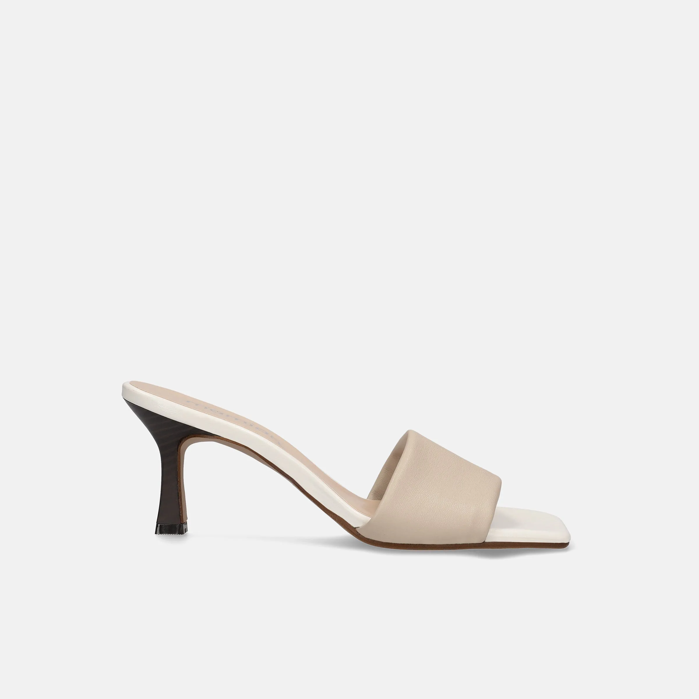 30% OFF: 2022SS: Mesh Design Clear Heel Mule (m96103) Black MS