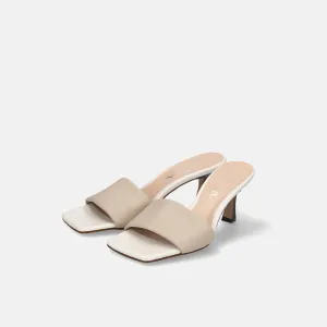 30% OFF: 2022SS: Mesh Design Clear Heel Mule (m96103) Black MS