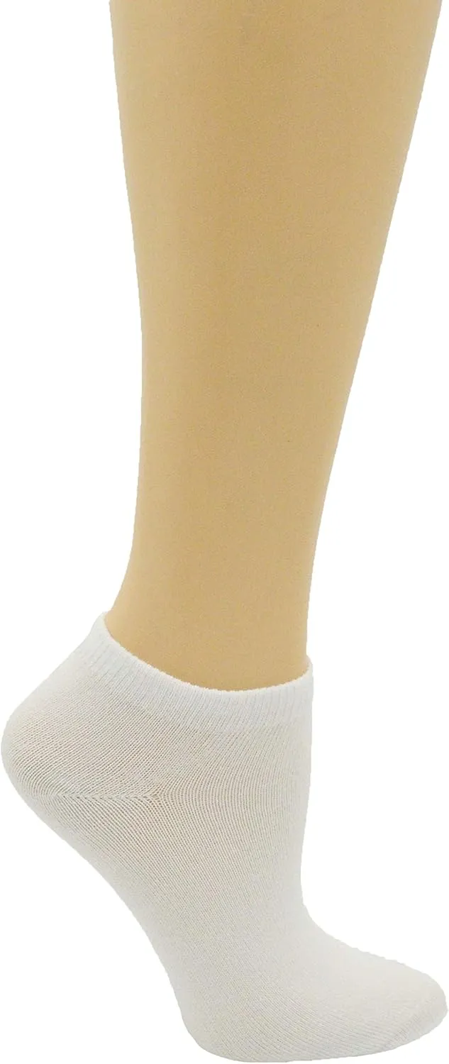 48 Pairs Womens Low Cut Ankle Socks, Comfortable Lightweight Breathable Athletic Bulk Pack Wholesale