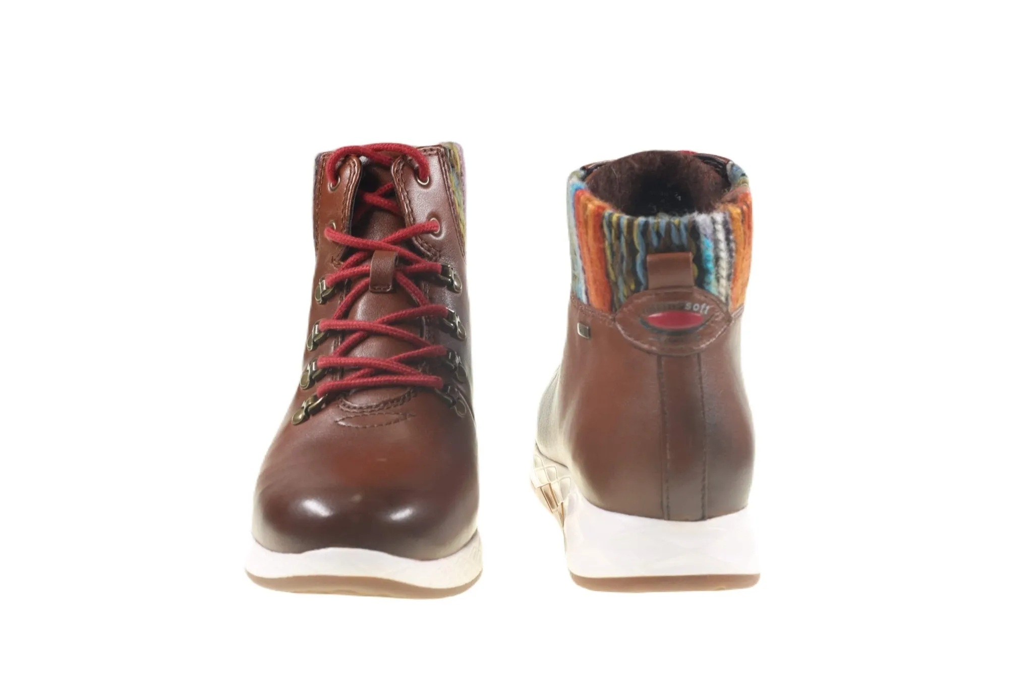 '56.945.24' women's waterproof walking boot - Brown