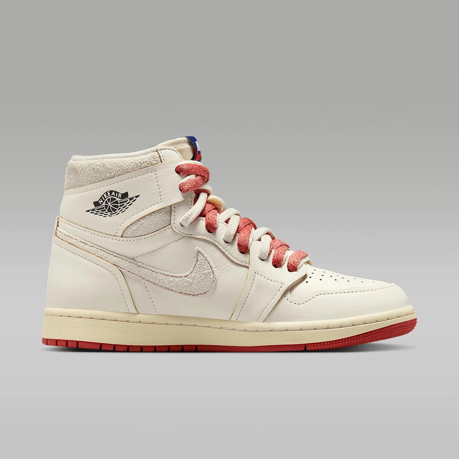 Air Jordan 1 High OG Rare Air Women's Shoes (DB4612-100, Sail/Light Bone/Cinnabar)