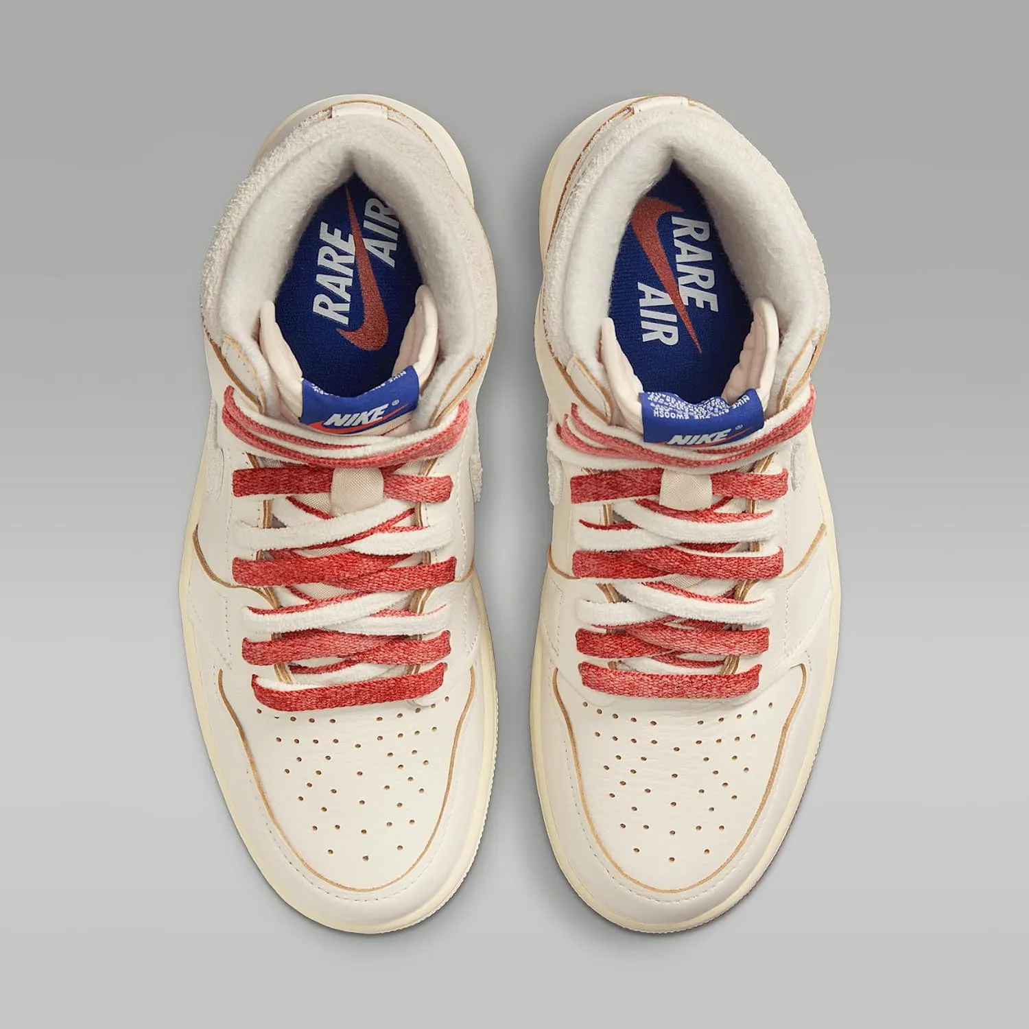 Air Jordan 1 High OG Rare Air Women's Shoes (DB4612-100, Sail/Light Bone/Cinnabar)