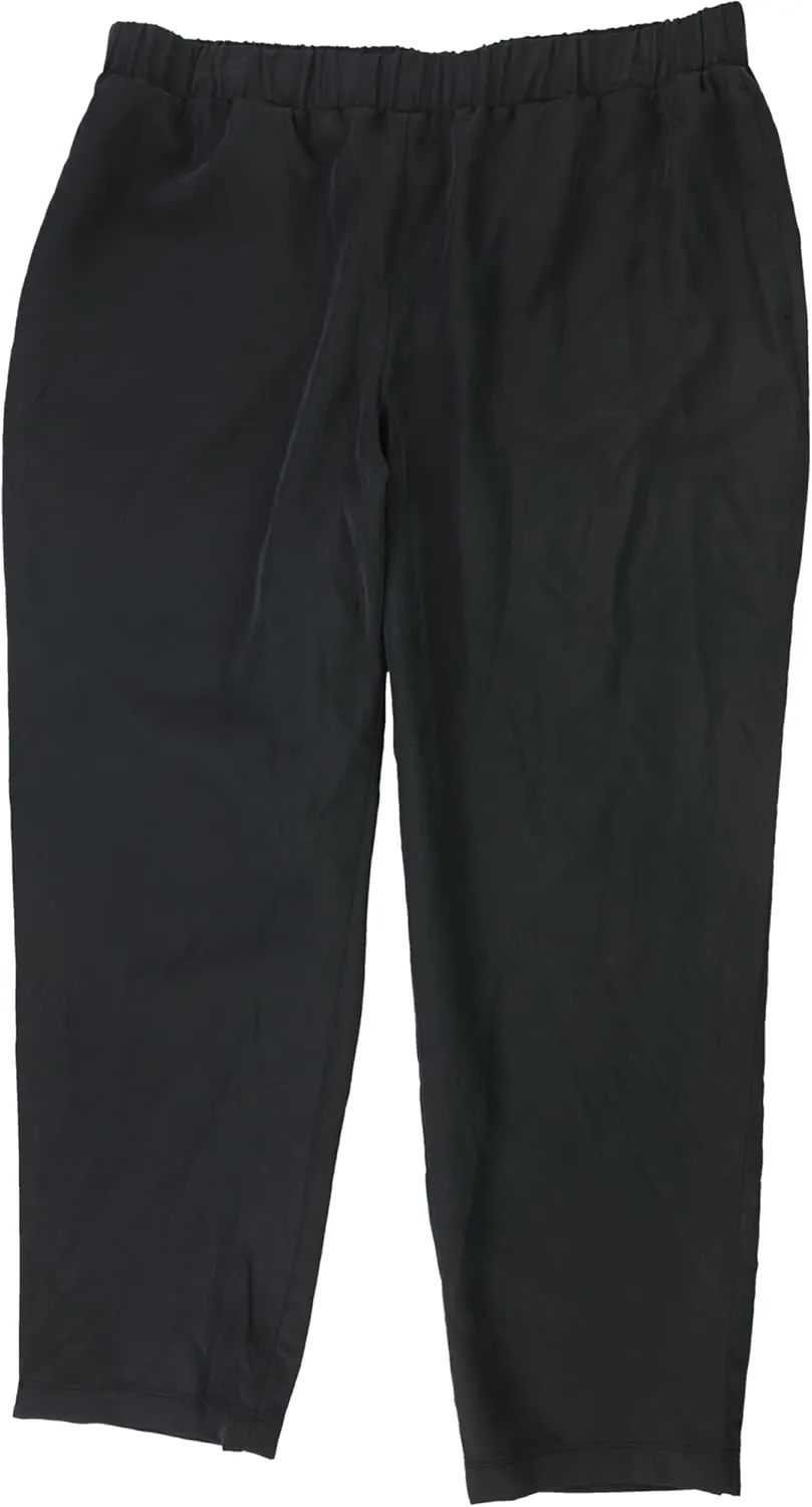 Alfani Womens Black Cropped Pants M
