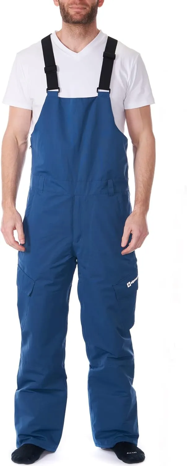 Alpine Swiss Men’s Insulated Snow Bib Overalls Waterproof Winter Ski & Snowboard Pants with enhanced technical features