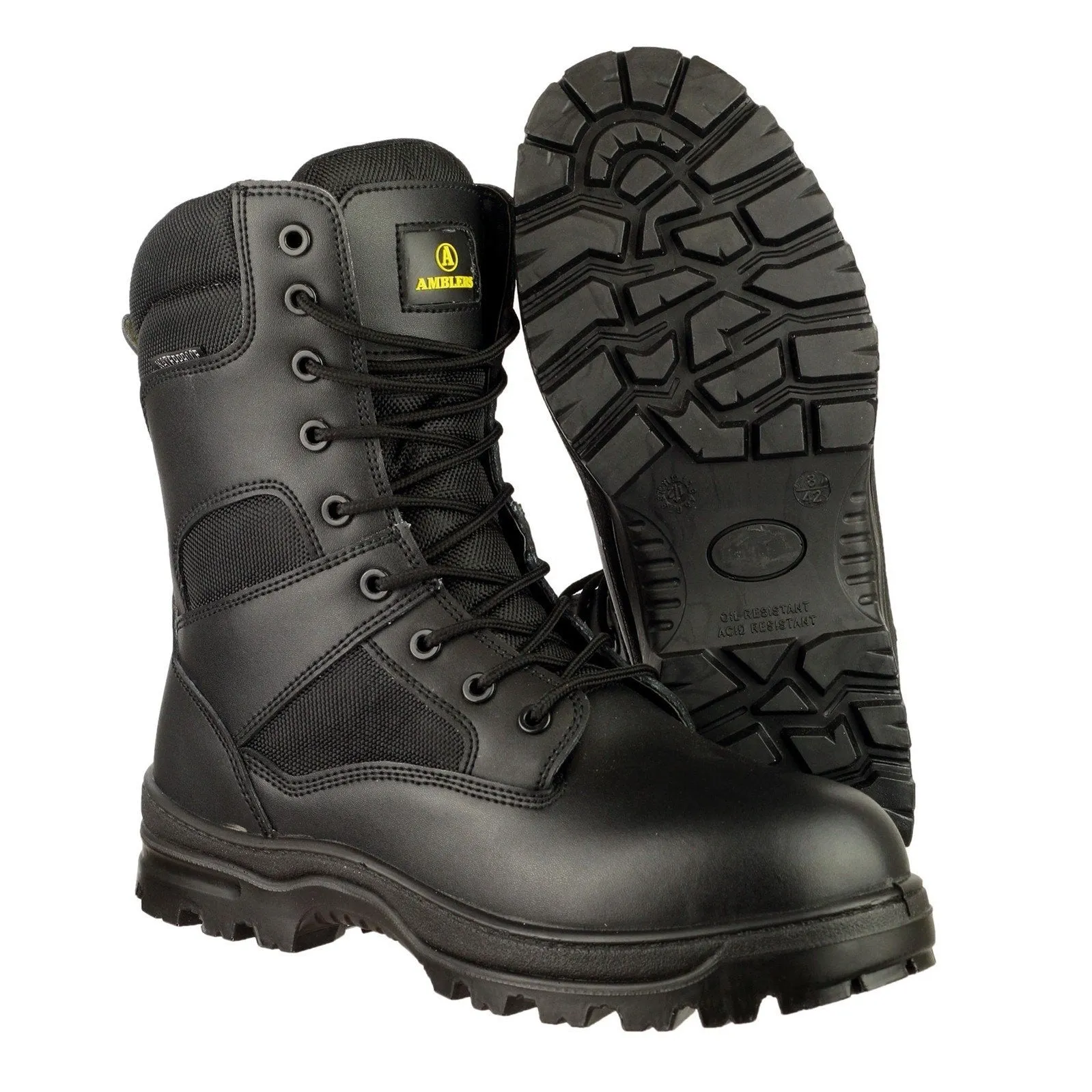 Amblers Combat Hi-Leg Waterproof Metal Free Boot