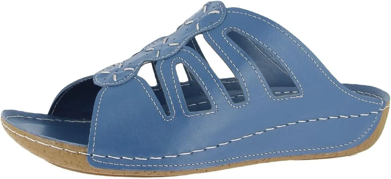 Andrea Conti Women's Mule Loafer Flat