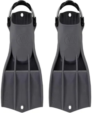 Apeks RK3 HD Fins - Dark Grey, Super Size - Ideal for Dry Suit Diving & Heavy Currents