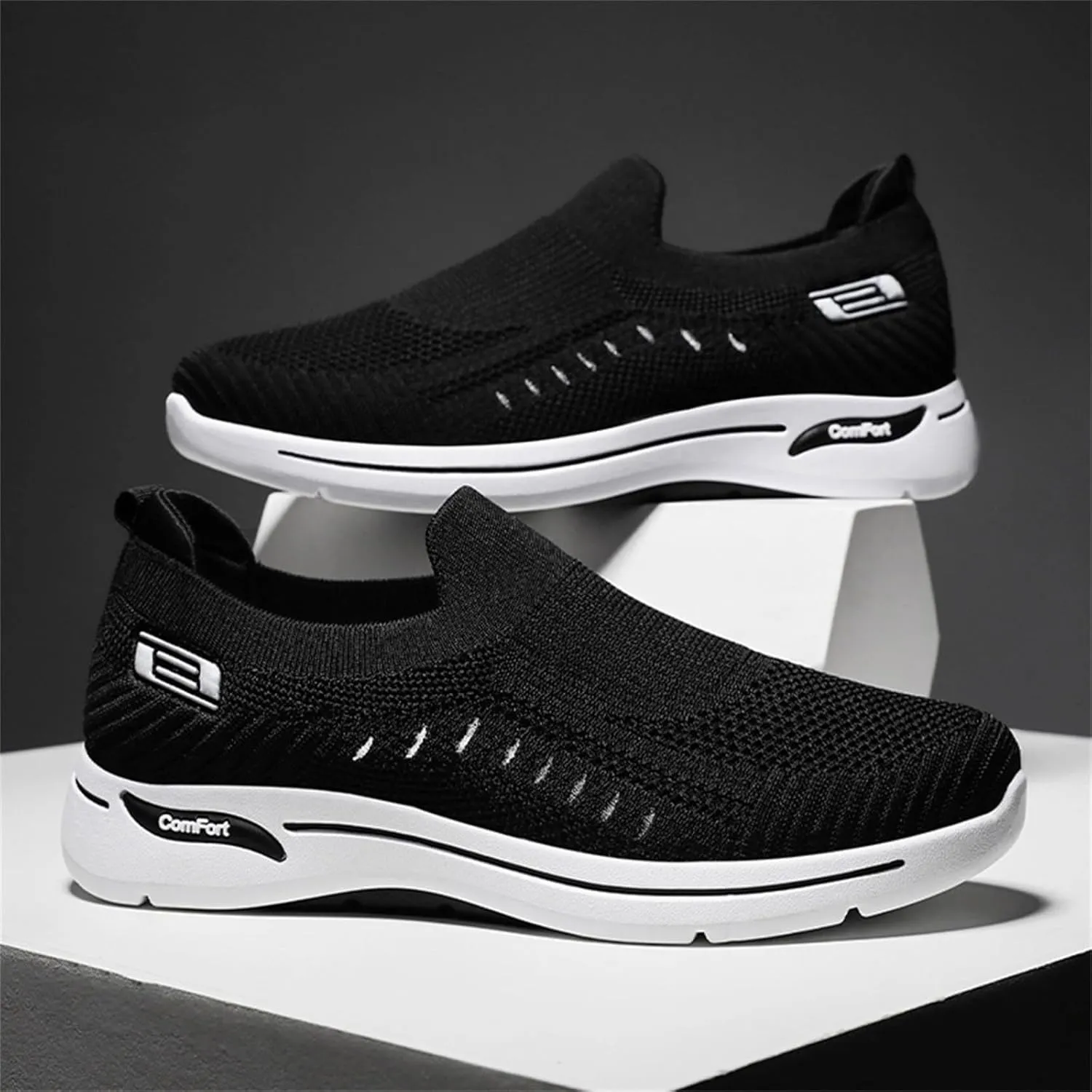 Arch Support Non Slip Minimalist Shoes for Men Outdoor Athletic Slip-On Hiking Shoe Business Formal Dress Shoes
