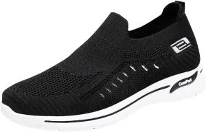 Arch Support Non Slip Minimalist Shoes for Men Outdoor Athletic Slip-On Hiking Shoe Business Formal Dress Shoes