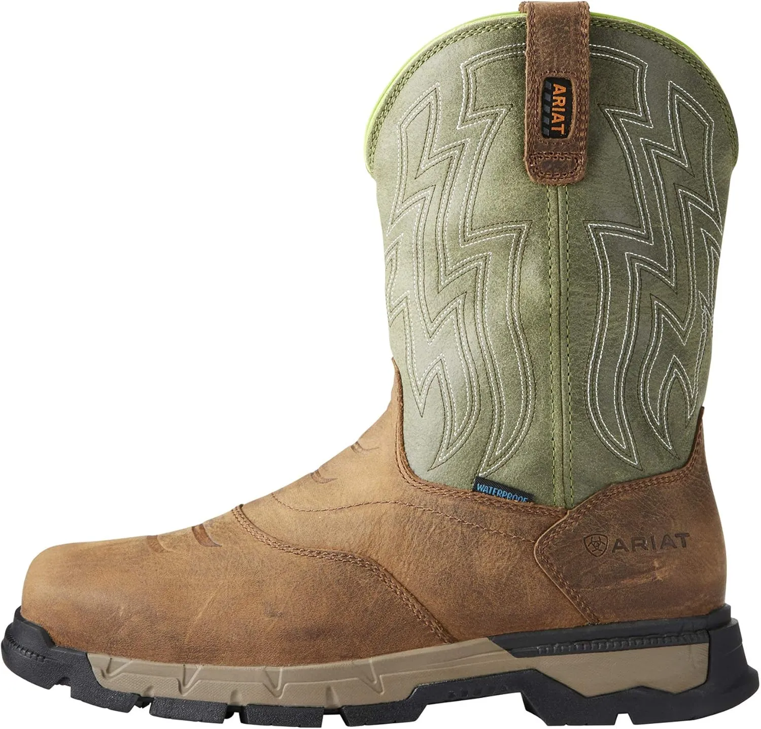 ARIAT Men's Rebar Flex Western Waterproof Work Boot