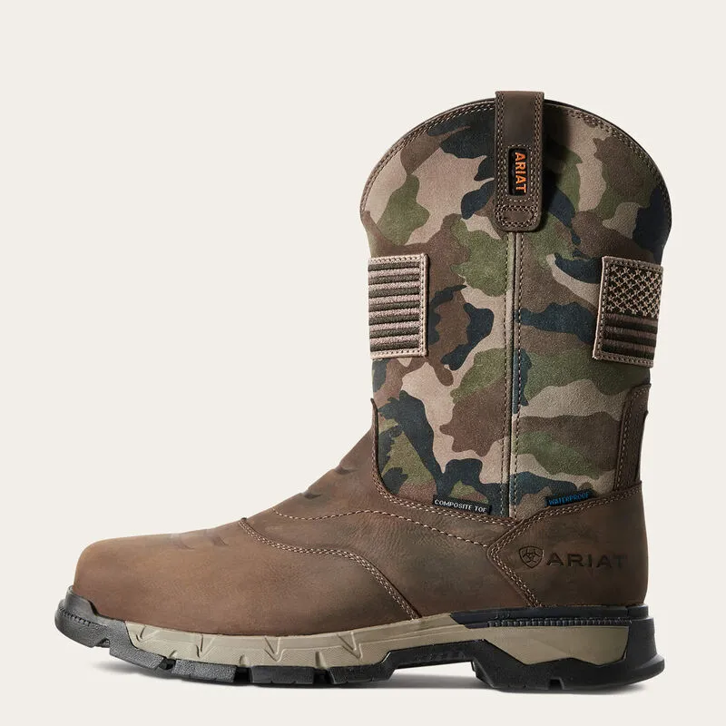 Ariat Rebar Flex Patriot Waterproof Composite Toe Work Boot