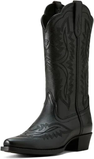 Ariat Youth Casanova Western Boot, Obsidian, 4