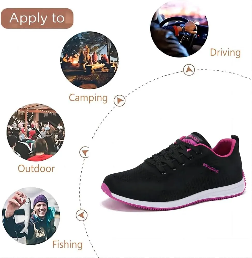 Asifn Women's Casual Sneakers Lightweight Wide Toe Breathable Mesh Running for Gym Athletic Shoes