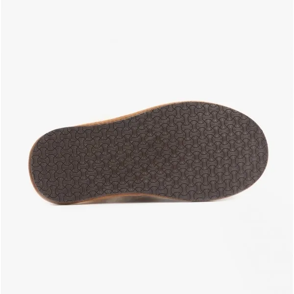 AYLA Ladies Real Sheepskin Mule Slippers Chestnut