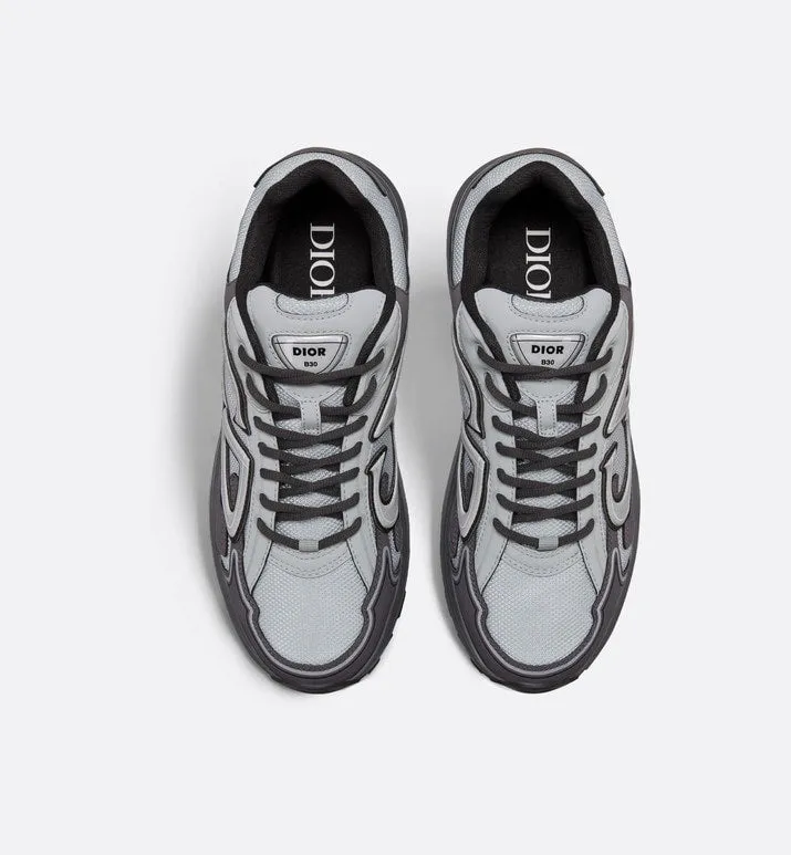 B30 Sneaker • Gray Mesh with Anthracite and Gray Technical Fabric