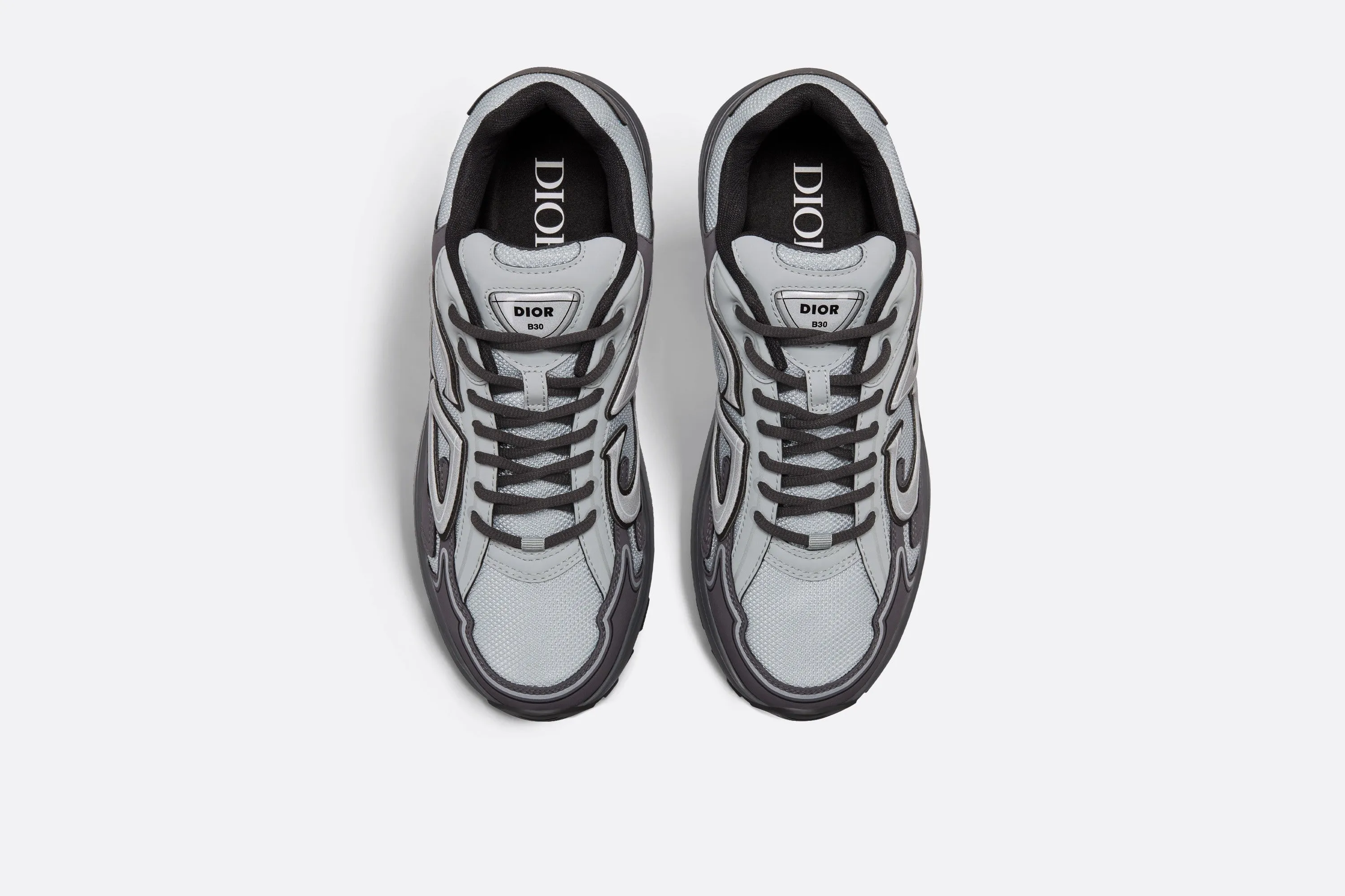 B30 Sneaker • Gray Mesh with Anthracite and Gray Technical Fabric