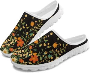Backless Mesh Mule Shoes for Women Summer Light Breathable Shoe, Non-Slip, Easy Wear for Walking and Parties