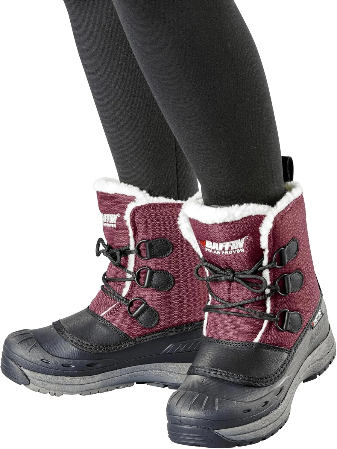 Baffin Women's TESSA Waterproof Insulated Warm Cushioned Lightweight Tundra Rated Everyday Cold-Weather Winter Snow Boots
