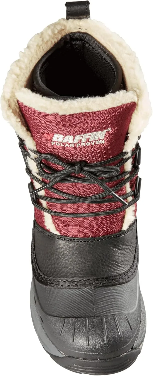 Baffin Women's TESSA Waterproof Insulated Warm Cushioned Lightweight Tundra Rated Everyday Cold-Weather Winter Snow Boots