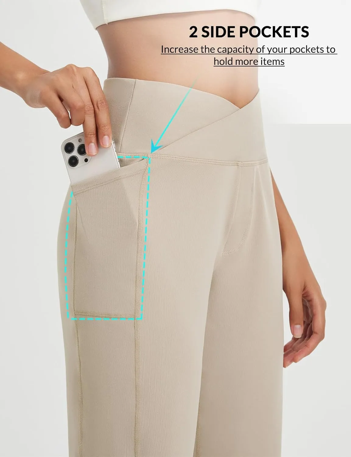 baleaf Womens Bermuda Long Shorts 14" Knee Length Capris High Waisted Athletic Shorts with Pockets Summer Stretch Loose