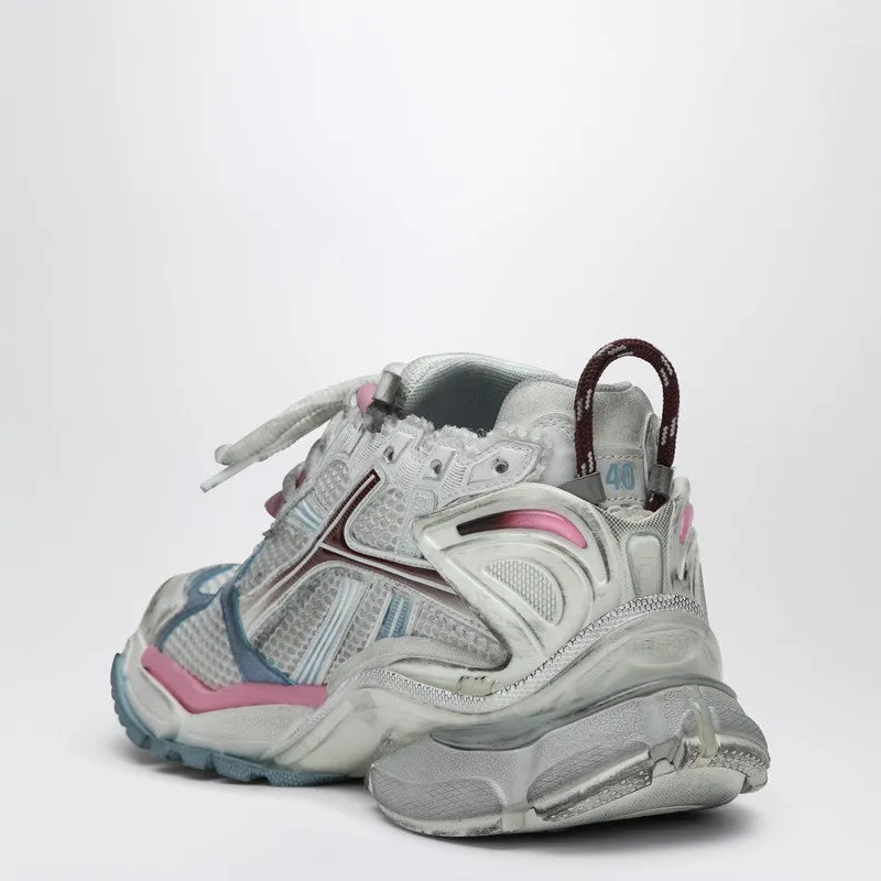 Balenciaga Runner Sneaker White//Blue/Pink/Grey