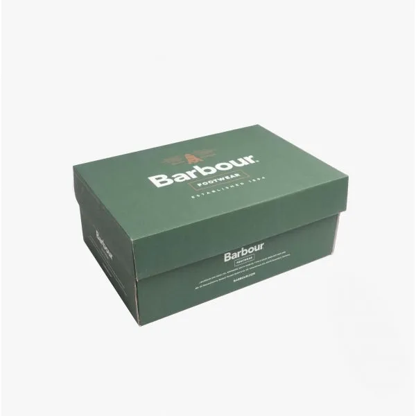 Barbour EDDIE Mens Suede Mule Slippers Black