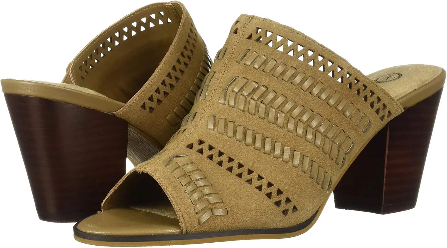 Bella Vita Women's Koraline Slide Sandal on Block Heel Mule