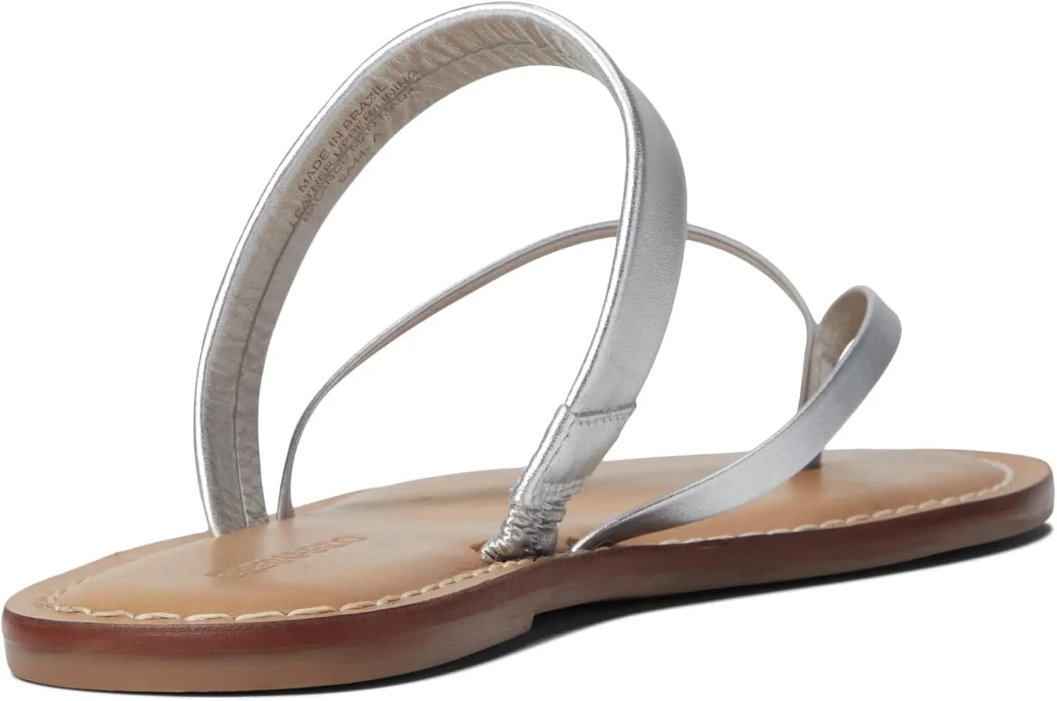 Bernardo Leia - Flats for Women - Leather Upper - Lightly Padded Insole - Open Toe - Man-Made Outsole