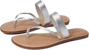 Bernardo Leia - Flats for Women - Leather Upper - Lightly Padded Insole - Open Toe - Man-Made Outsole