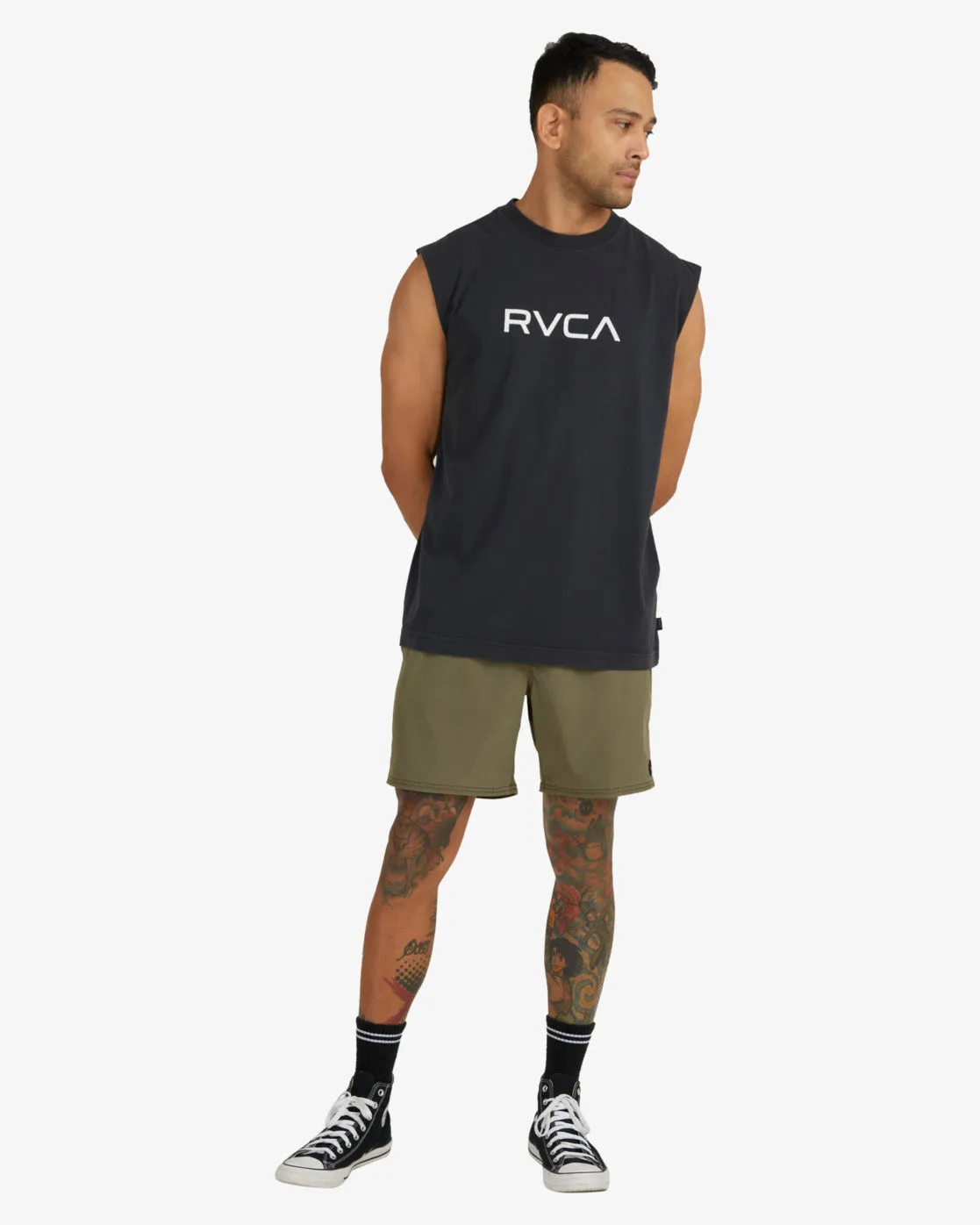 Big RVCA Washed Muscle