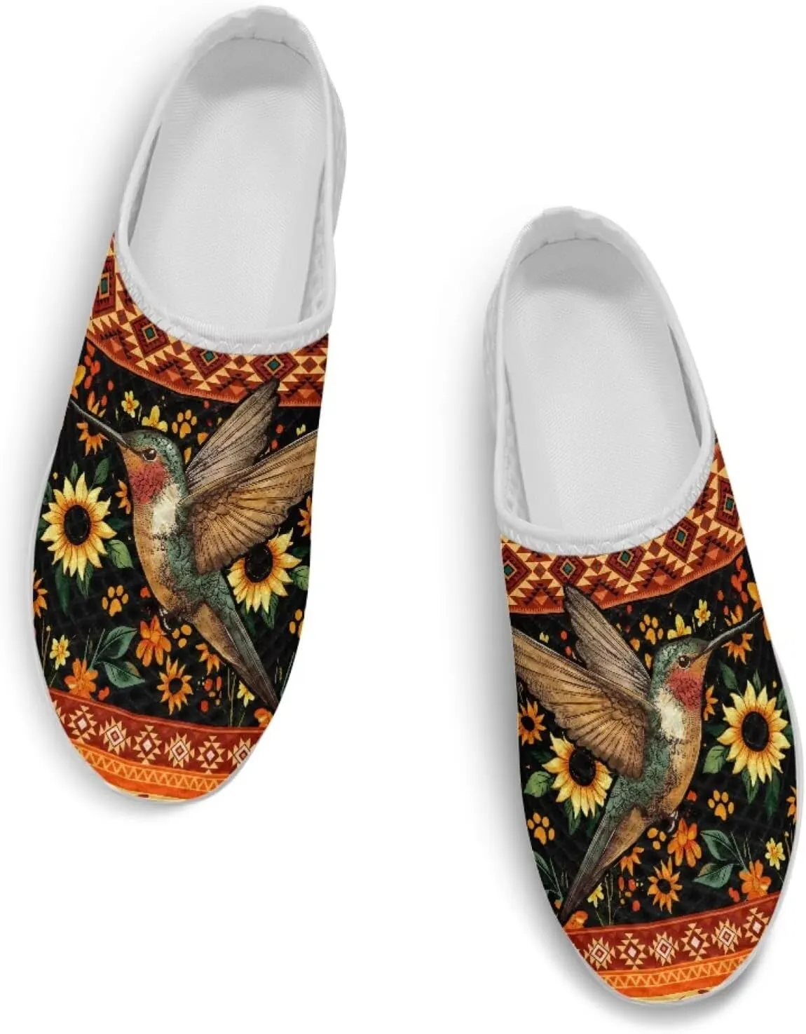 Binienty Womens Mule Shoes Slip on Mesh Garden Clogs Fashion Four Seasons Walking Shoe Outdoor Footwear