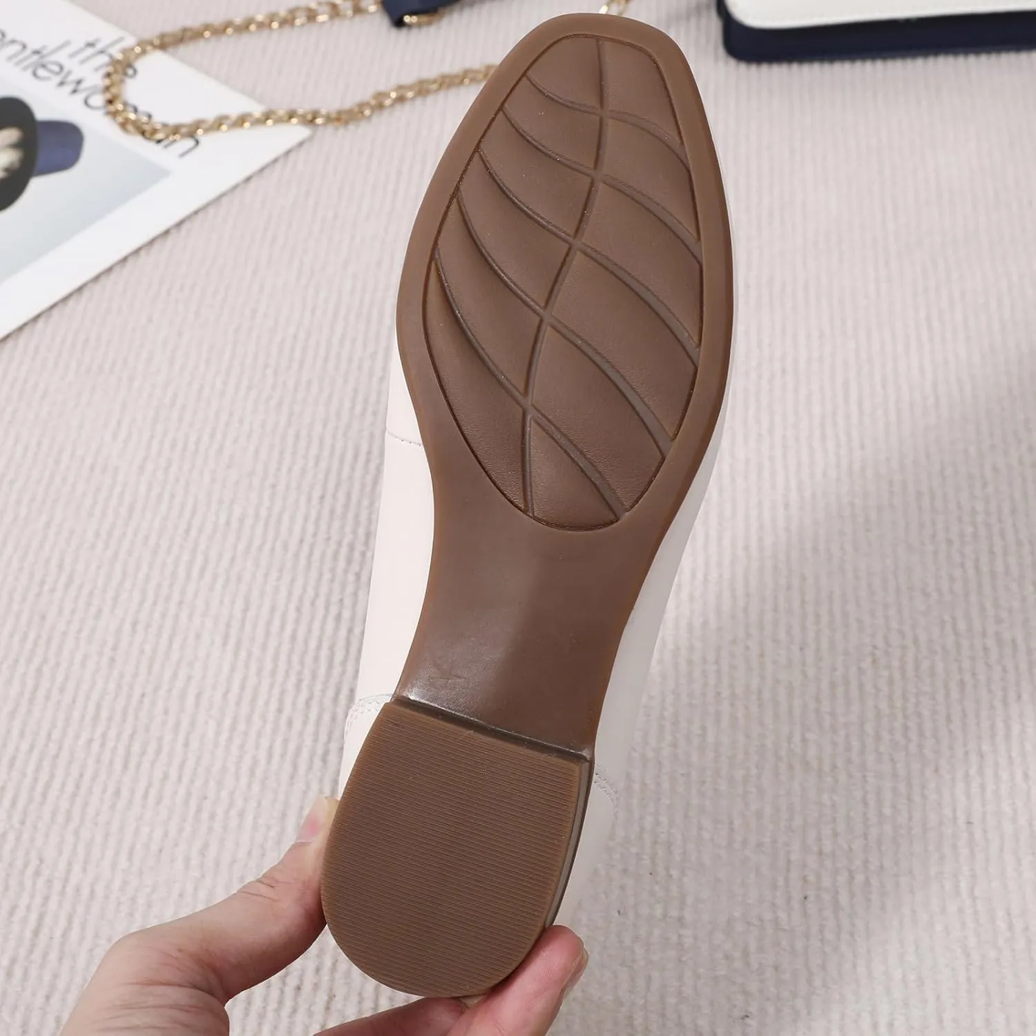 Black Women's Loafers & Slip-ons Flats Penny Round Toe Non-Slip Classic Business Casual Comfortable Dressy Office Work Slip On Shoes