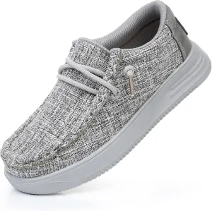 Blikcon Kids Boys Slip-On Loafers Casual Lightweight Breathable Walking Shoes (Toddler/Little Kid/Big Kid)