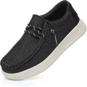 Blikcon Kids Boys Slip-On Loafers Casual Lightweight Breathable Walking Shoes (Toddler/Little Kid/Big Kid)