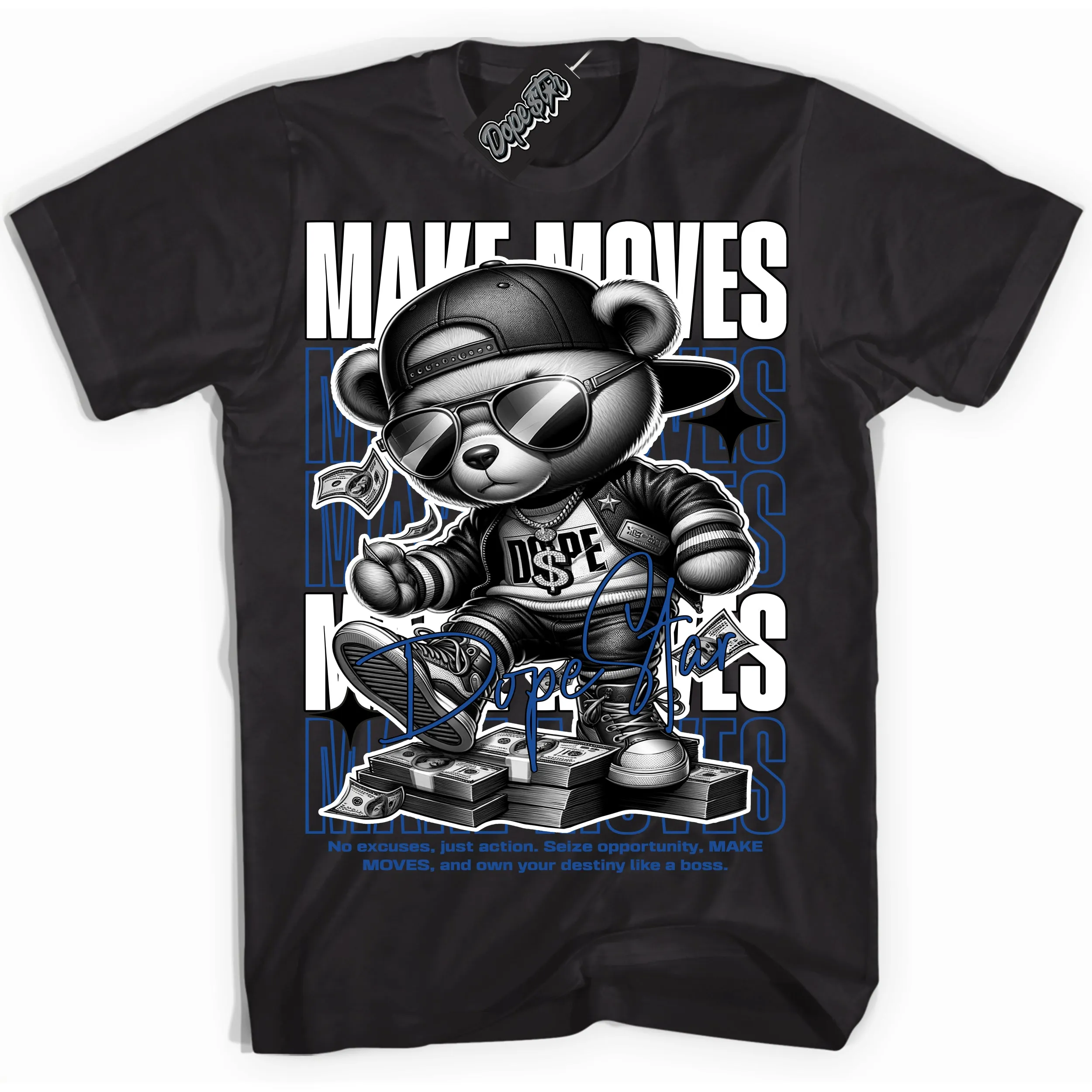 Blueberry 12s Sneaker Shirt Make Moves Graphic