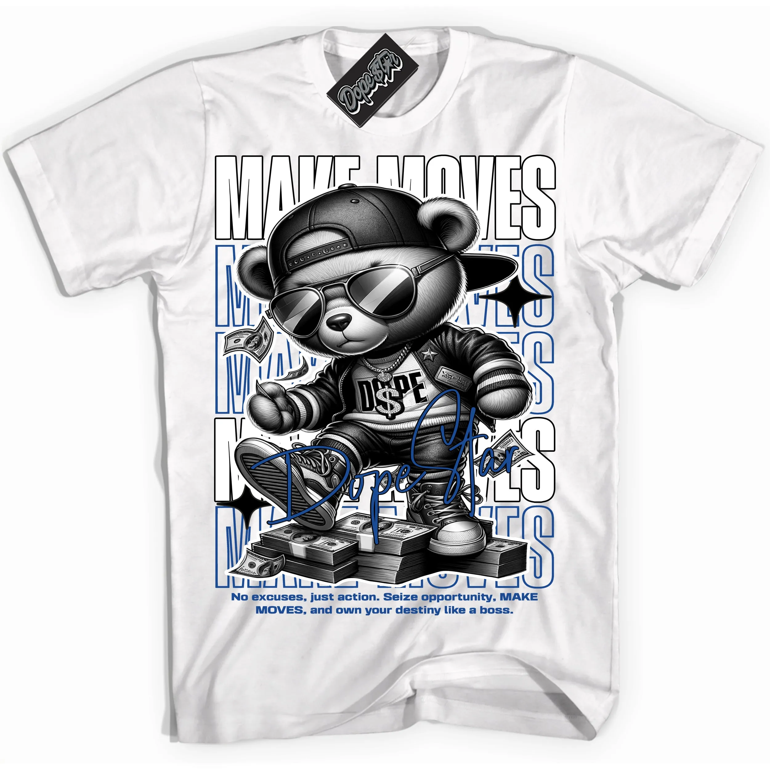 Blueberry 12s Sneaker Shirt Make Moves Graphic