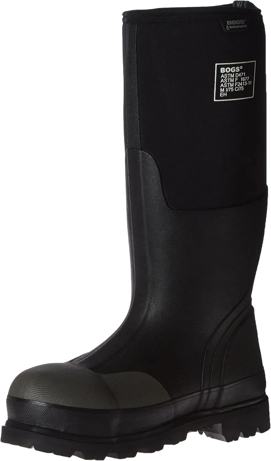 Bogs Men's Forge Steel Toe Waterproof Rubber Work Rain Boots