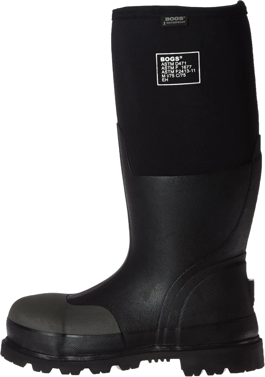 Bogs Men's Forge Steel Toe Waterproof Rubber Work Rain Boots