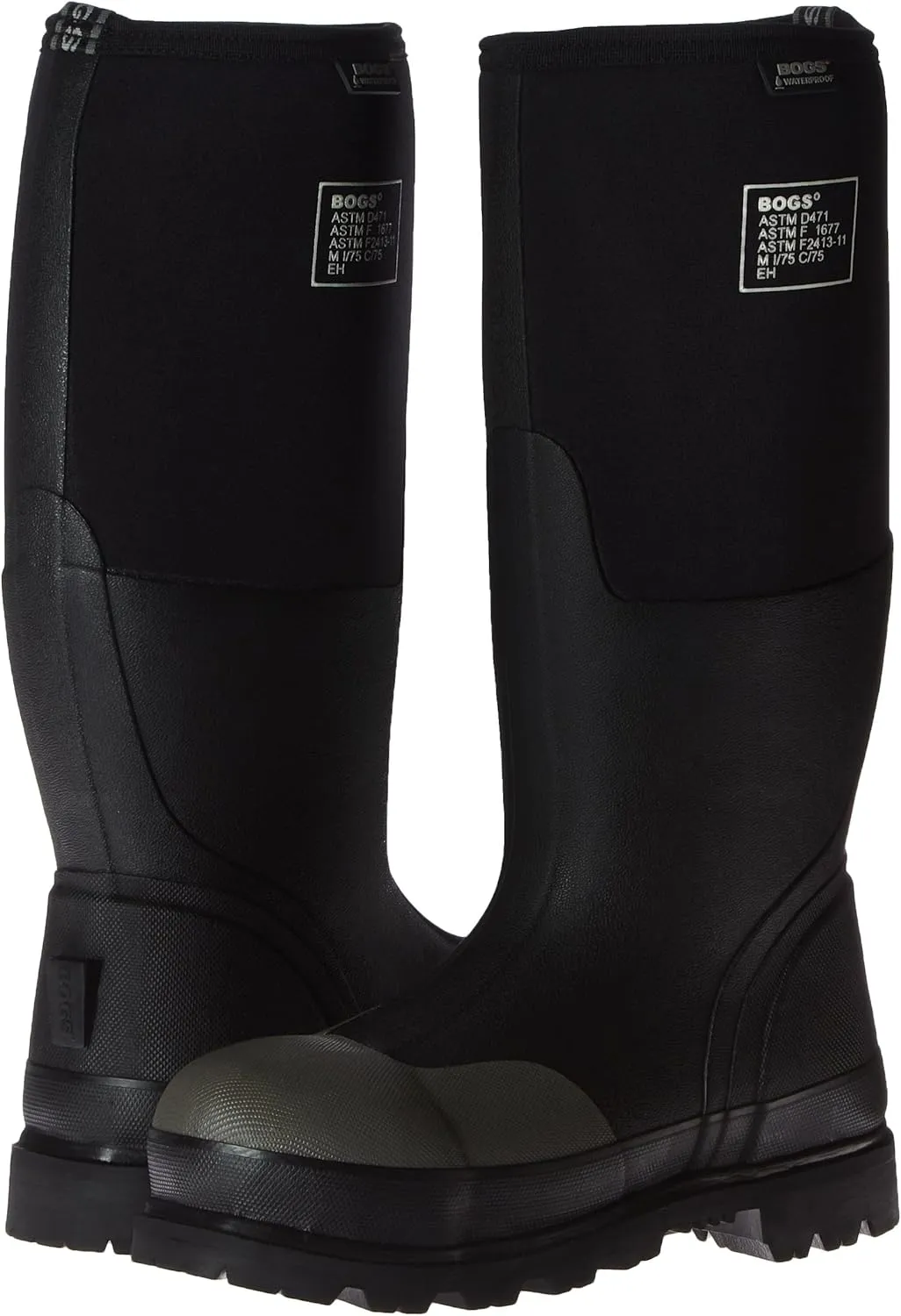 Bogs Men's Forge Steel Toe Waterproof Rubber Work Rain Boots