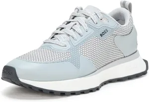 BOSS Men's Big Logo Mesh Mix Lace Up Sneaker