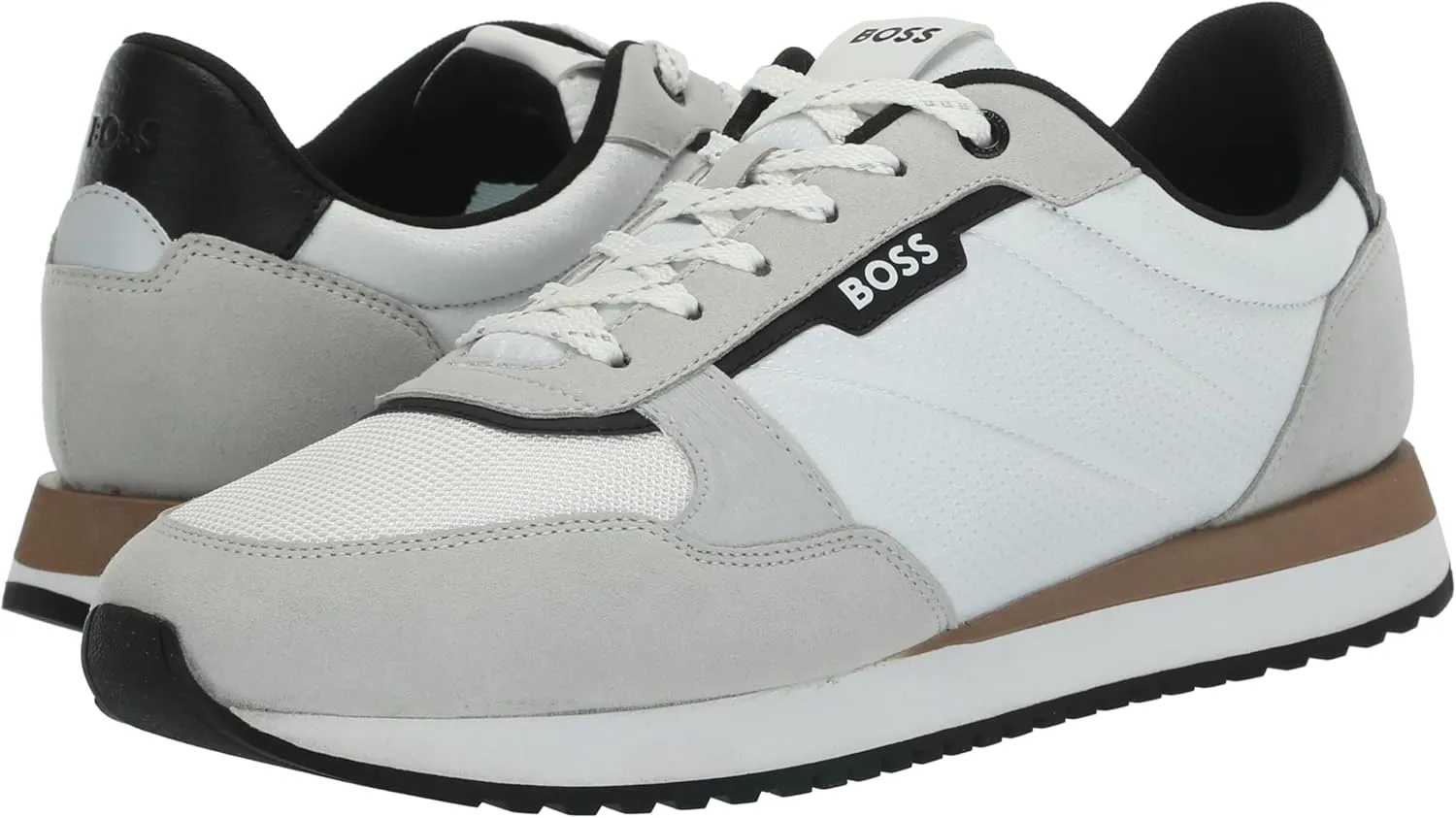 BOSS Men's Kai Retro Style Low Profile Sneaker