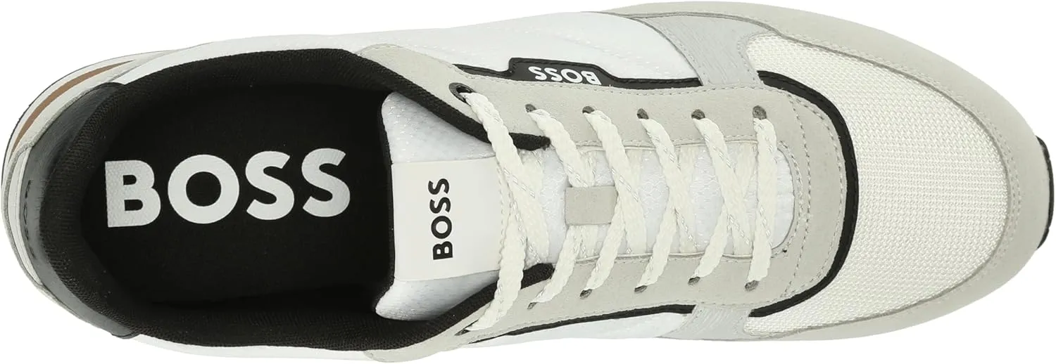 BOSS Men's Kai Retro Style Low Profile Sneaker
