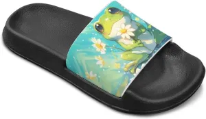 Boy & Girls Slide Sandals Kids Shower Shoes Non Slip Summer Slippers Beach Sandals