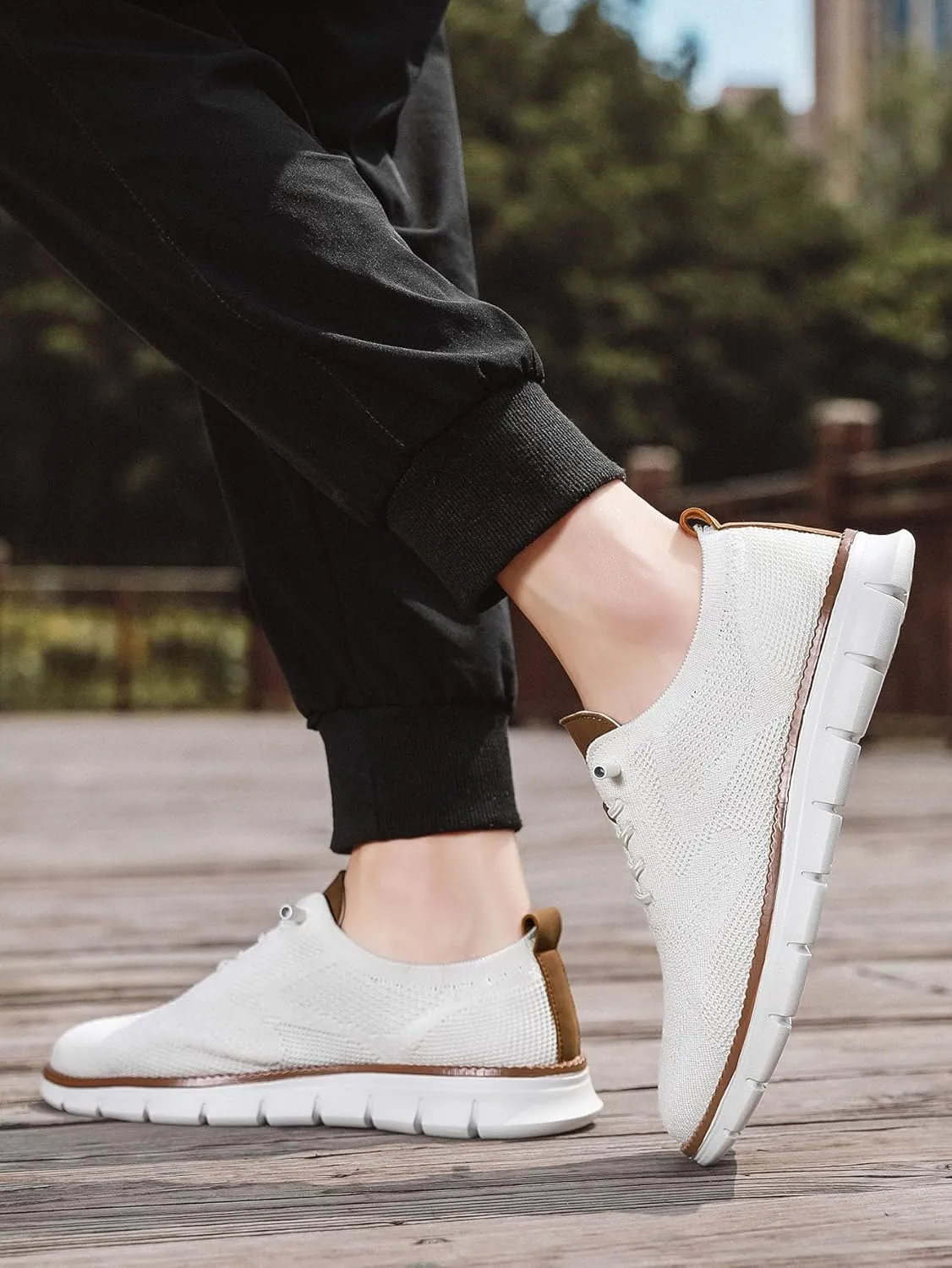 Breeze Men's Mesh Dress Sneakers - Business Shoes