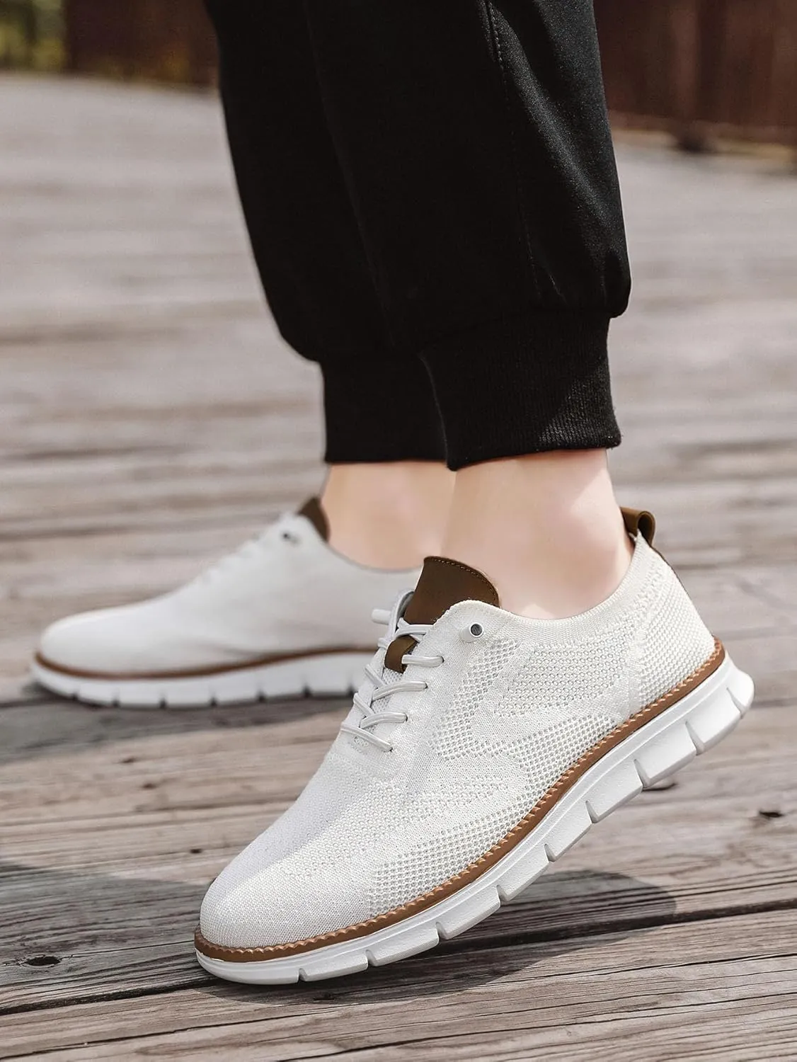 Breeze Men's Mesh Dress Sneakers - Business Shoes