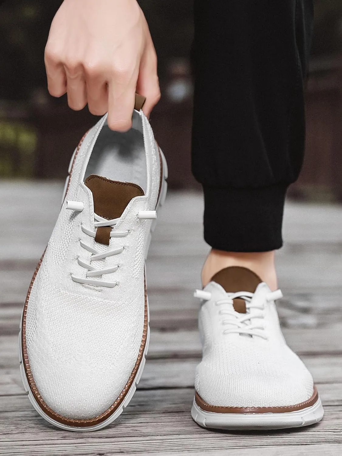 Breeze Men's Mesh Dress Sneakers - Business Shoes