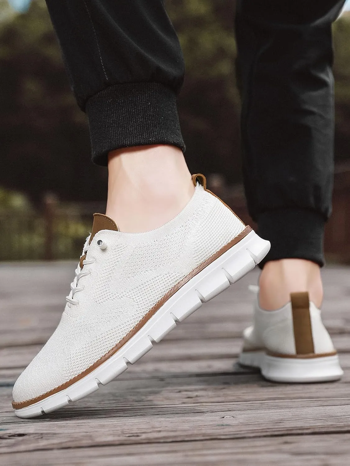 Breeze Men's Mesh Dress Sneakers - Business Shoes