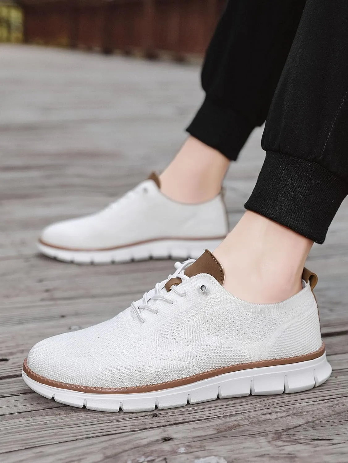 Breeze Men's Mesh Dress Sneakers - Business Shoes