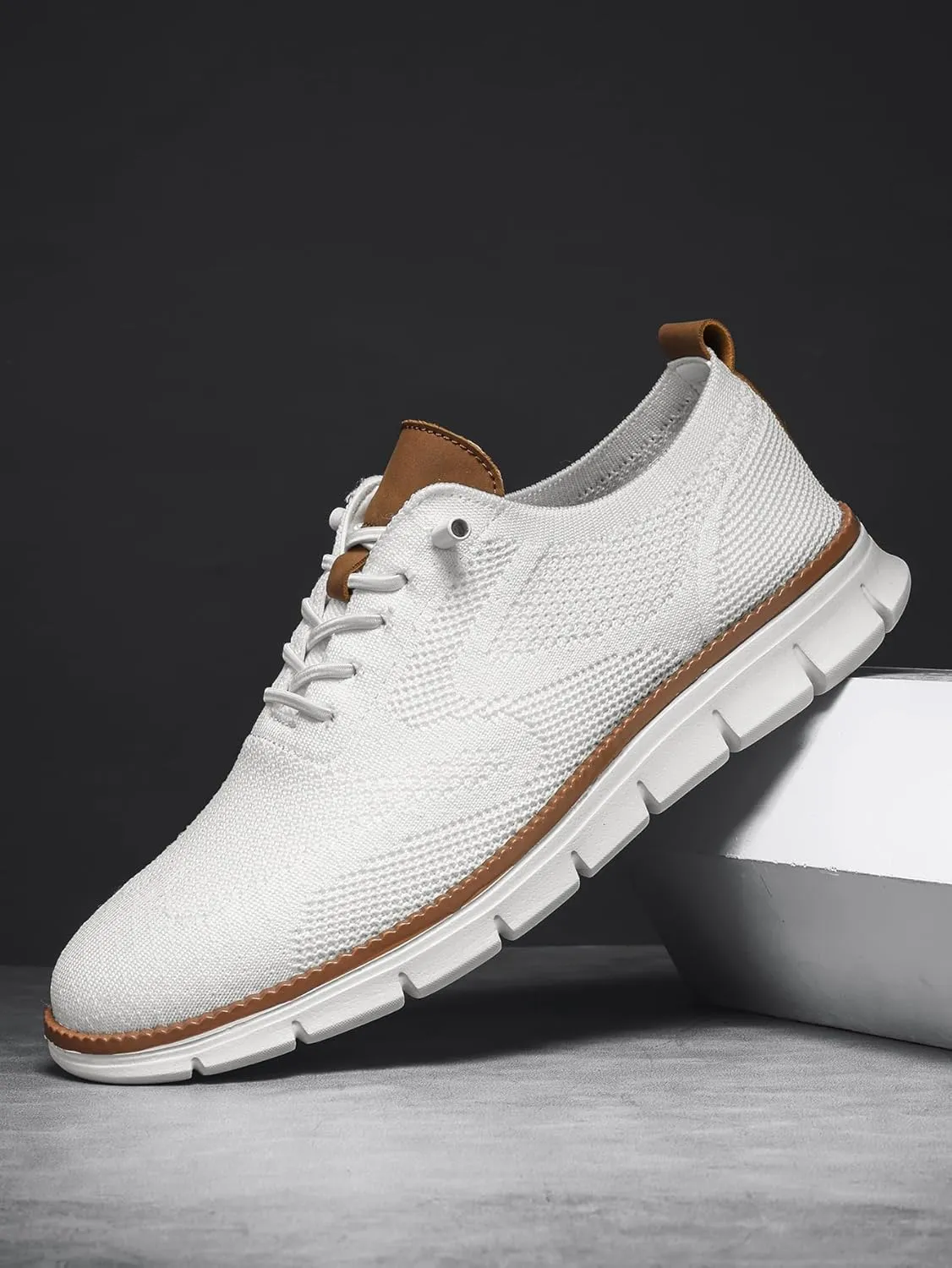 Breeze Men's Mesh Dress Sneakers - Business Shoes